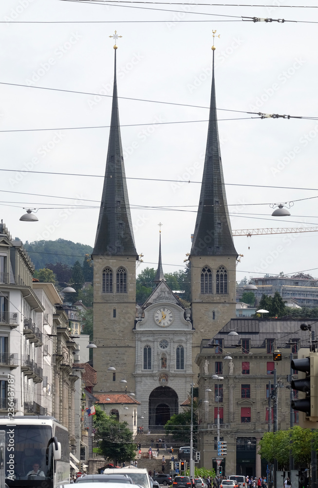 Church of St. Leodegar in Lucerne, Switzerland
