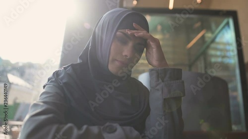 Upset Muslim lady suffering loneliness, ashamed by community for decision made
