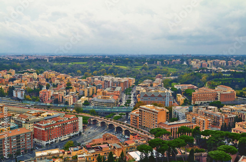 Rome panorama building, Italy