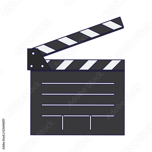 Cinema clapboard symbol