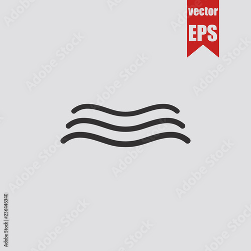 Wrinkles on the forehead icon.Vector illustration.