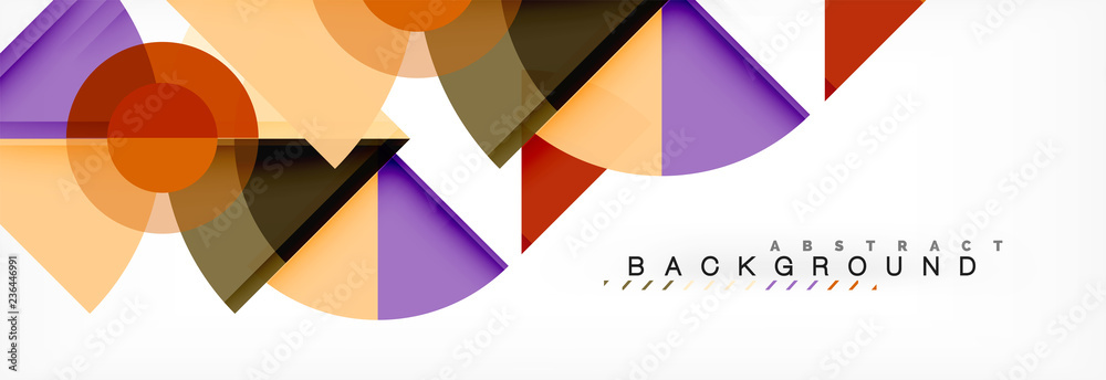 Modern geometric abstract background Modern geometric abstract background