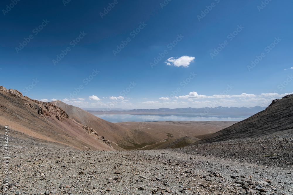 Chatyr Kul lake in Kyrgyzstan Chatyr Kul lake in Kyrgyzstan