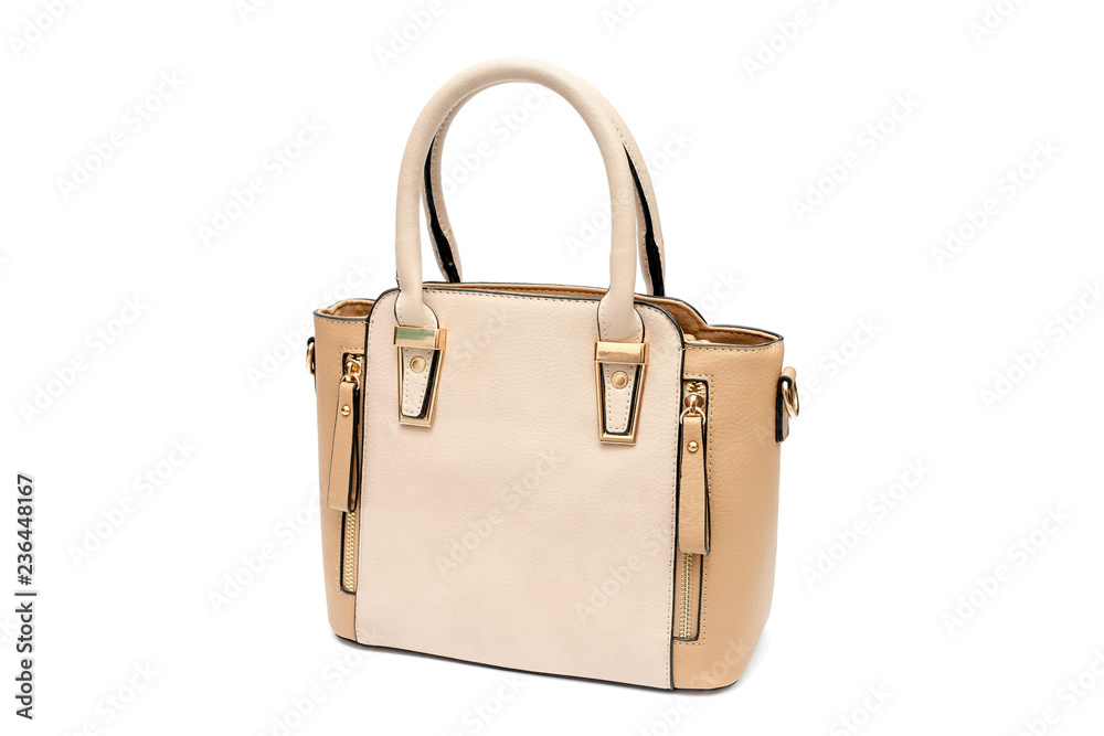 Fashion purse handbag on white background isolated Fashion purse handbag on white background isolated