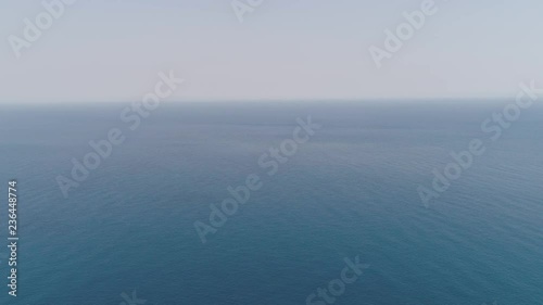 Wallpaper Mural aerial seascape sea surface. Flying over the azure surface ocean. Travel concept Torontodigital.ca