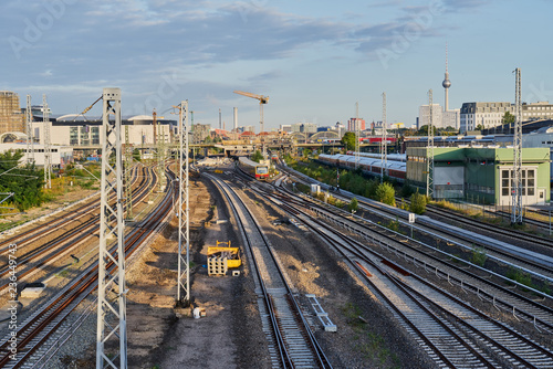 Baustelle rund um den Bahnhof Ostkreuz