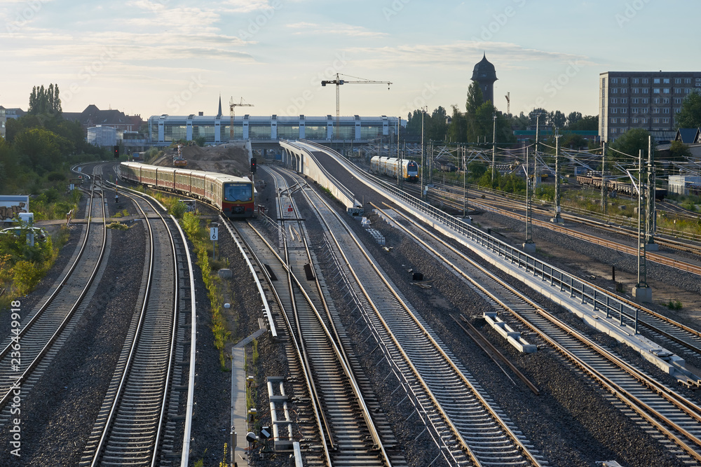 Baustelle rund um den Bahnhof Ostkreuz Baustelle rund um den Bahnhof Ostkreuz