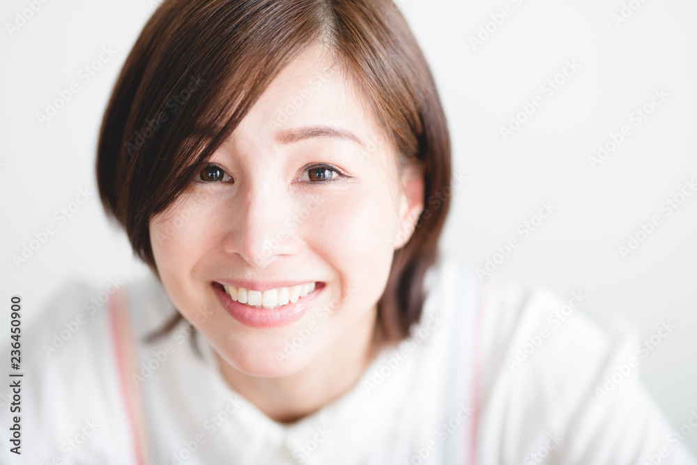 主婦・エプロン・表情 主婦・エプロン・表情