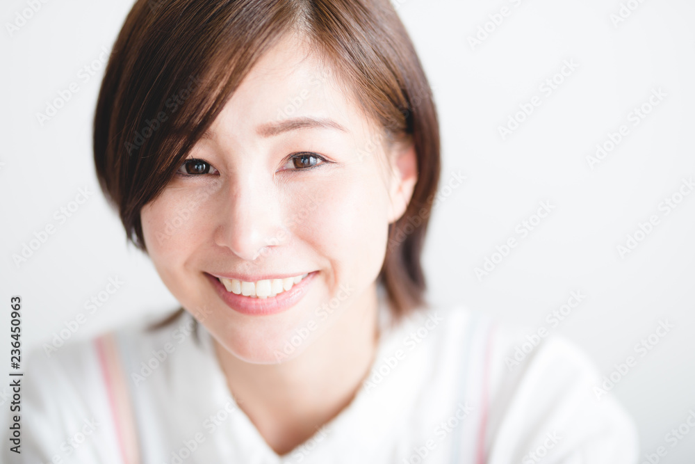 主婦・エプロン・表情 主婦・エプロン・表情