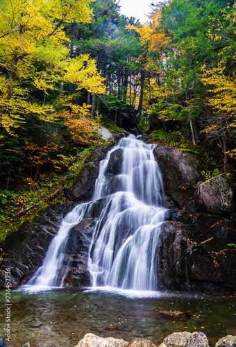 Silky Waterfall  Highway 100  Vermont  New England
