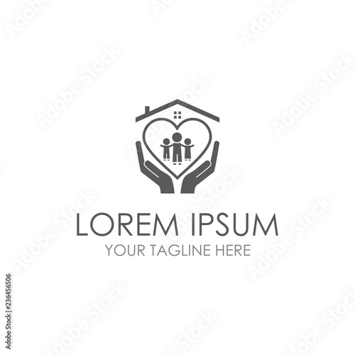 home sweet home, home care, real estate vector design