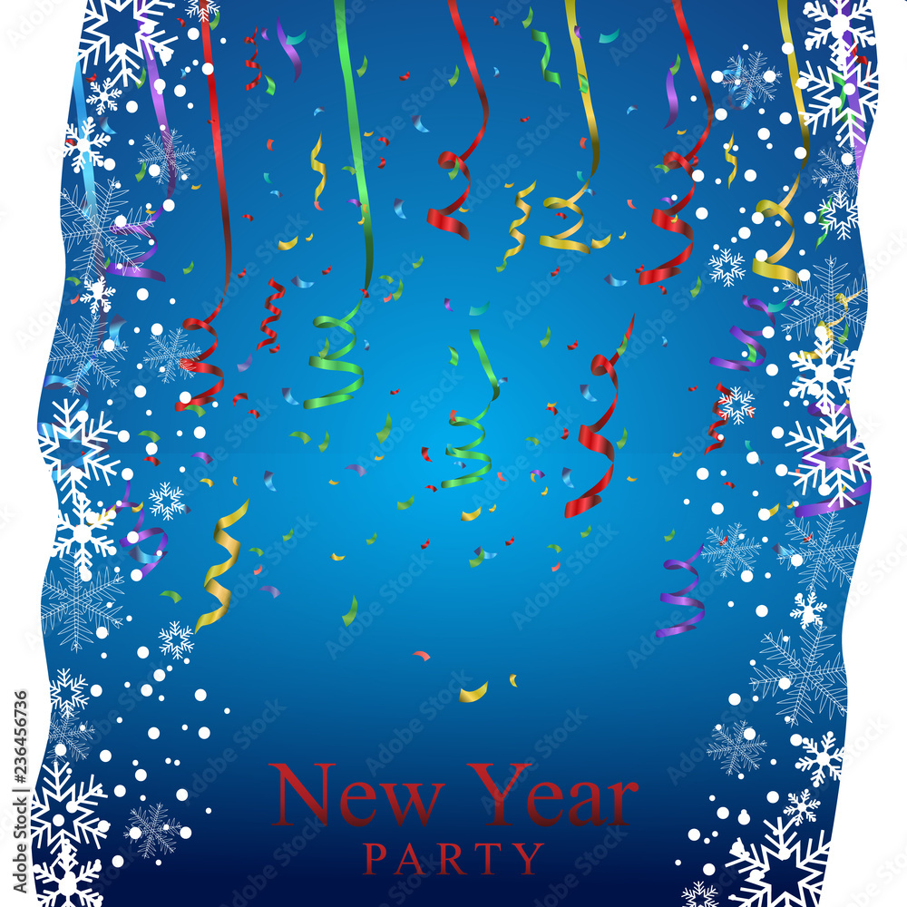Snowfall Christmas. Snow on New Year's Eve. Festive card. Beautiful Christmas, New Year card. Vector illustration with transparency and mesh. Snowfall Christmas. Snow on New Year's Eve. Festive card. Beautiful Christmas, New Year card. Vector illustration with transparency and mesh.