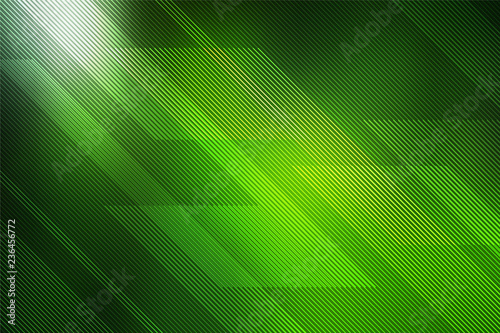green abstract background for card or banner with lines. illustration technology.
