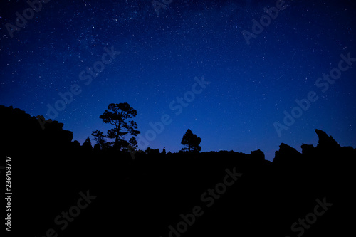 night time sky