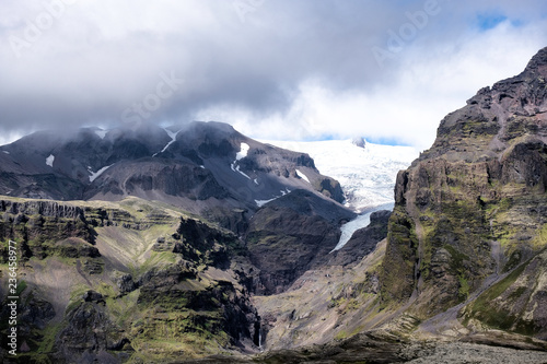 Hólárjökull and mountains