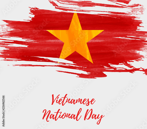 Vietnamese National Day holiday background