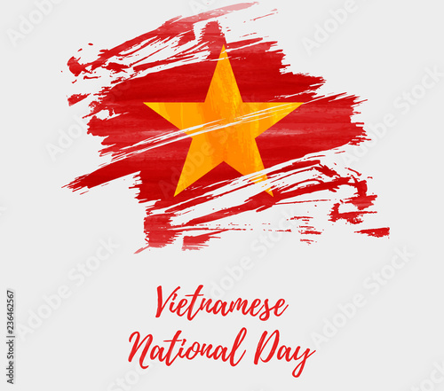 Vietnamese National Day holiday background