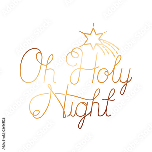 oh holy night isolated icon