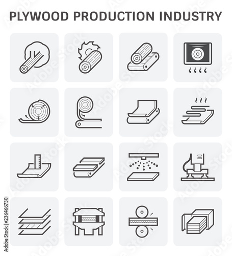 plywood production icon