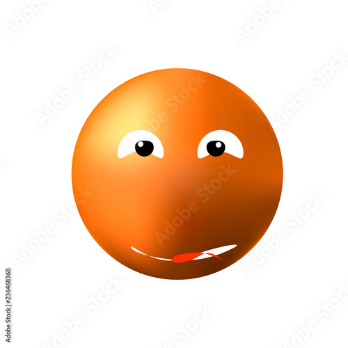 Funny face with tongue