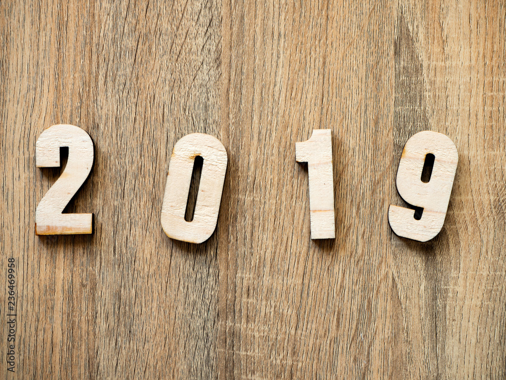 Sigh symbol number Happy new year 2019 Sigh symbol number Happy new year 2019