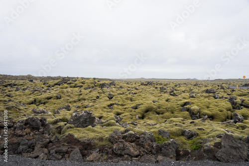 Lavafeld bei der „blauen Lagune“ (Bláa Lónið) - Island 