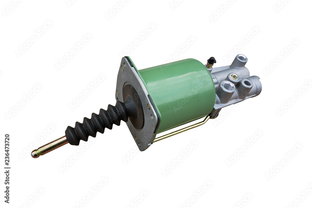 Vacuum booster. Spare part of the car brake system. Vacuum booster. Spare part of the car brake system.