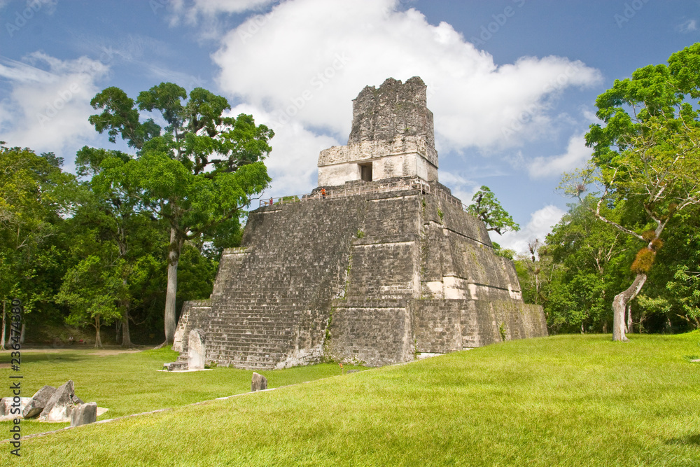 Mayan temples in Tikal, Guatemala, Central America 