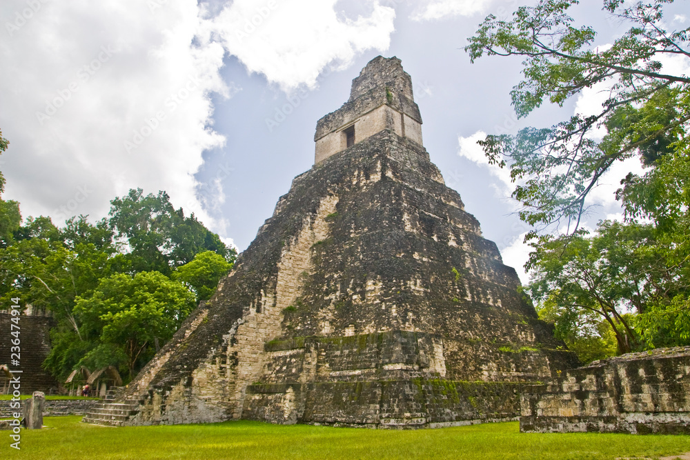 Mayan temples in Tikal National Park, Guatemala, Central America Mayan temples in Tikal National Park, Guatemala, Central America