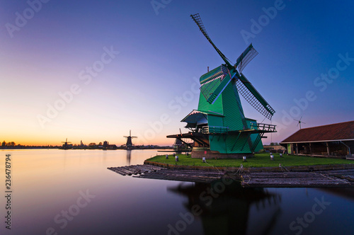 Netherlands windmills,Zaanse Schans,Zaandam