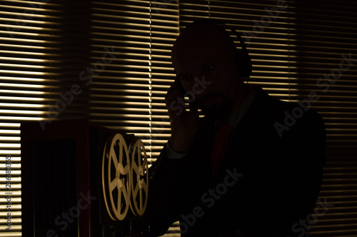 KGB agent overhears an important conversation  photo