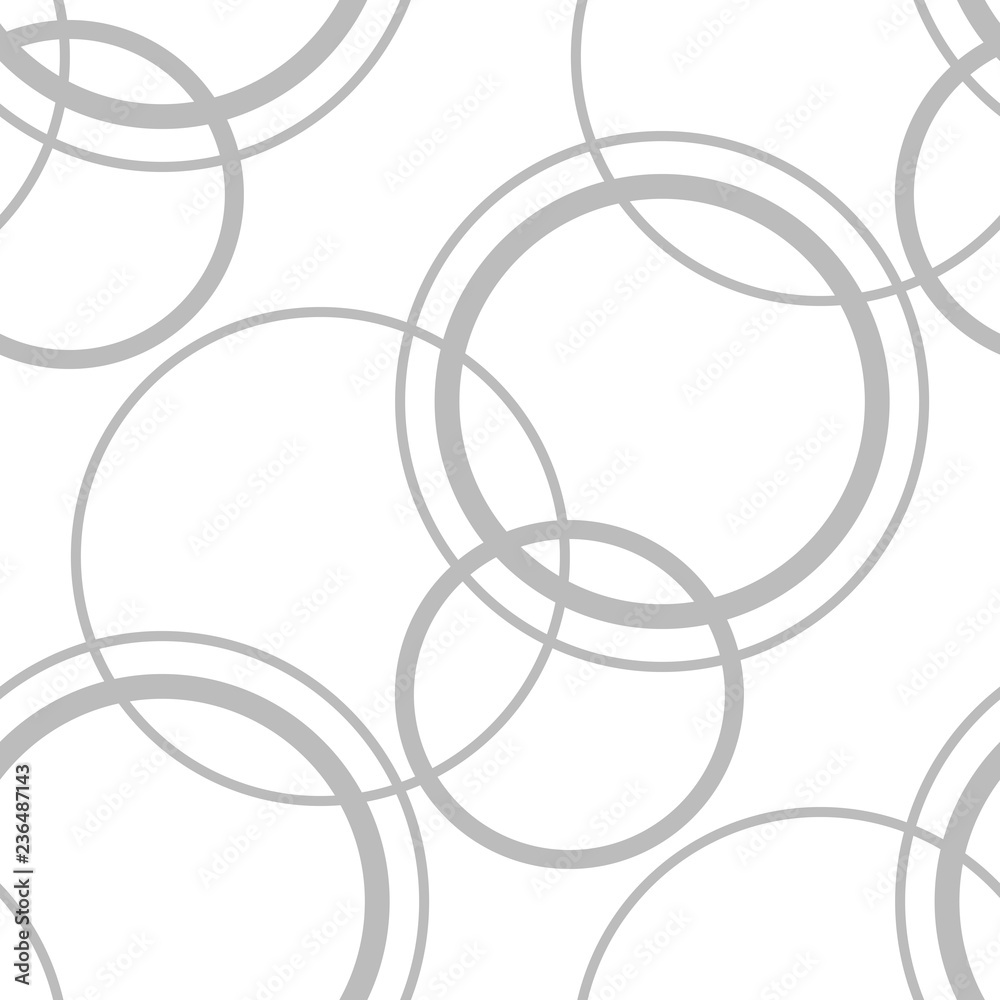 Geometric seamless pattern. Circles and rings Geometric seamless pattern. Circles and rings