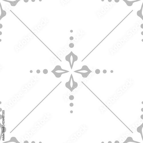 abstract floral seamless pattern with flowers, netting and leaves