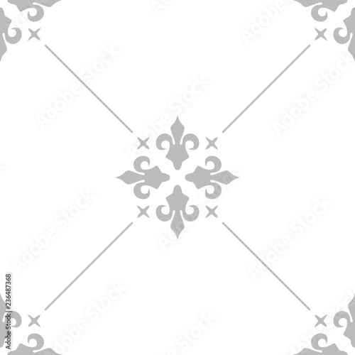 abstract floral seamless pattern with flowers, netting and leaves
