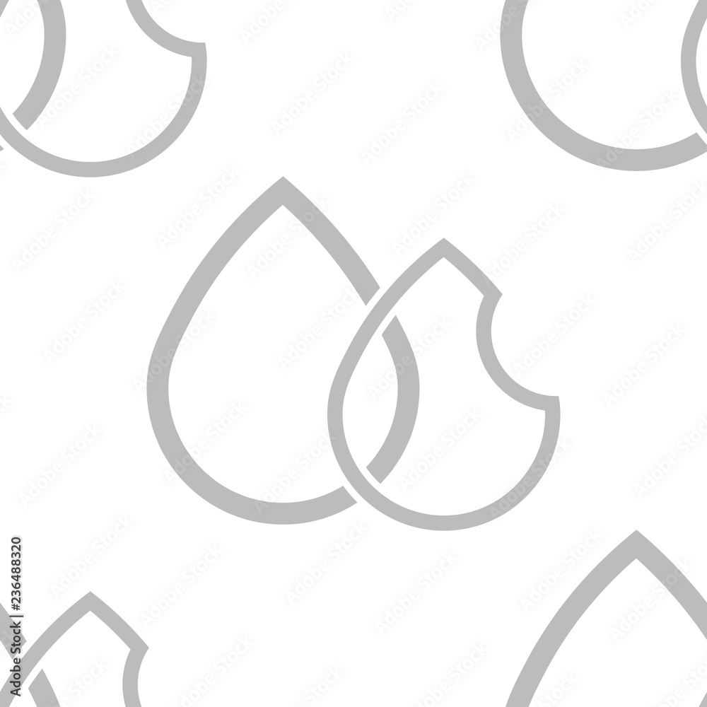 Geometric seamless pattern, abstract drops Geometric seamless pattern, abstract drops