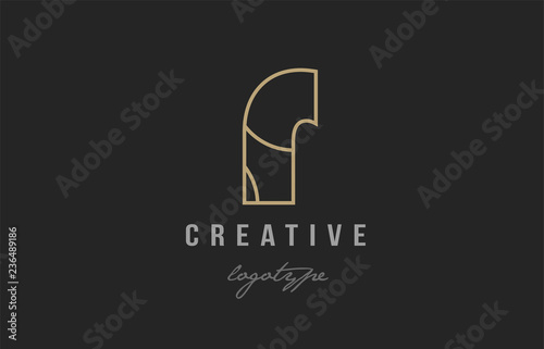 black and yellow gold alphabet letter r logo company icon design