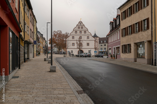 Blick auf den Industrie- und Wirtschaftsstandort Schweinfurt mit seiner historischen Altstadt, Unterfranken, Bayern, Deutschland