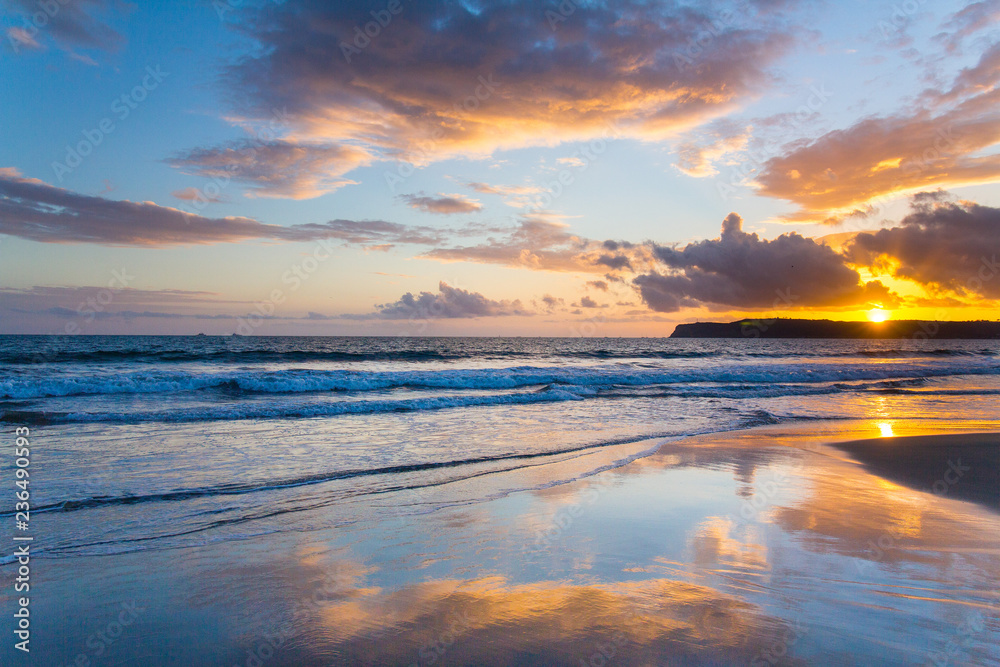 Obraz premium California Ocean Sunset