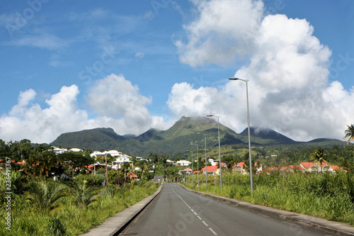 Guadeloupe, sur la route de la Soufrière