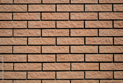 Smooth brick wall