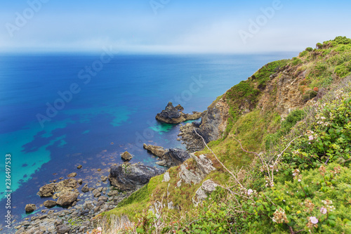 Popular Heritage Coast Atlantic ocean, Cornwall, England, United Kingdom