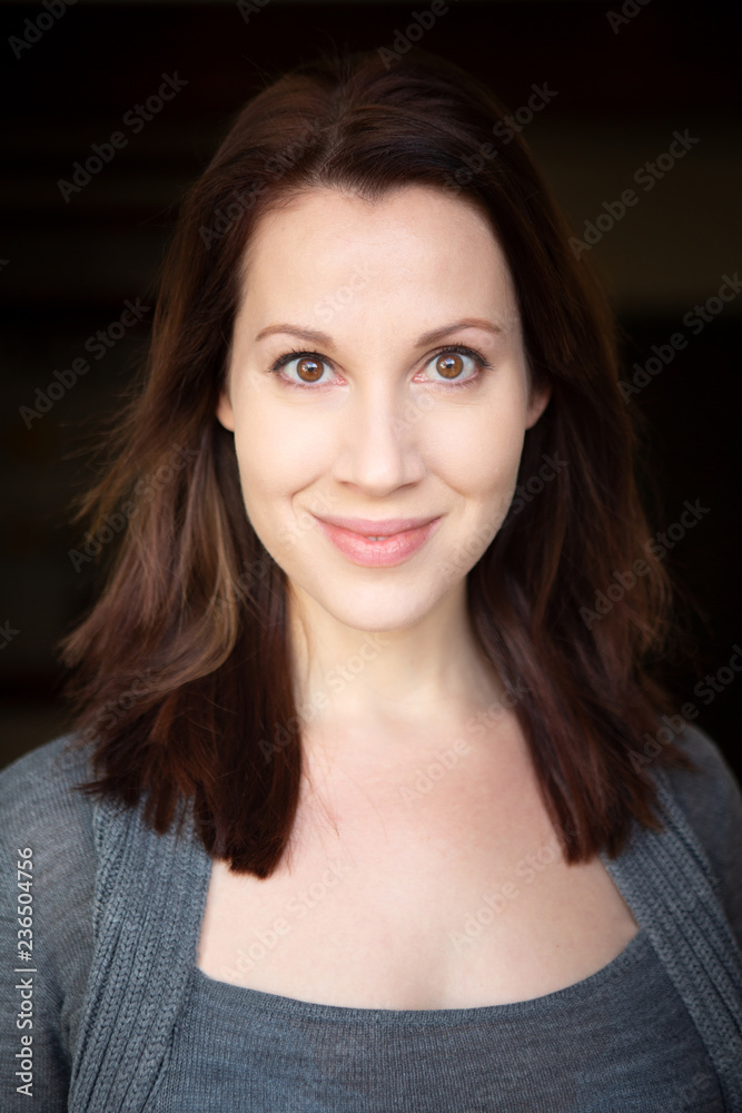 portrait of young beautiful brunette woman portrait of young beautiful brunette woman