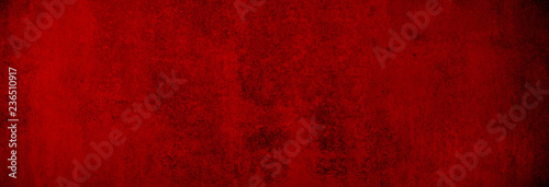 Weihnachtliche Betontextur in gleichmäßig warmem Rot als Hintergrund Banner in XXXL