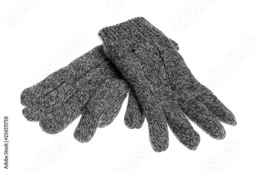 Gloves on white background