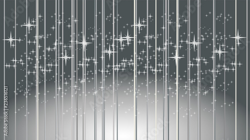Lichtstrahlen, Sterne, Silber, Hintergrund