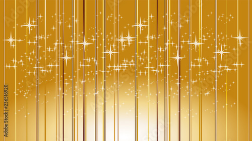 Lichtstrahlen, Sterne, Gold, Hintergrund