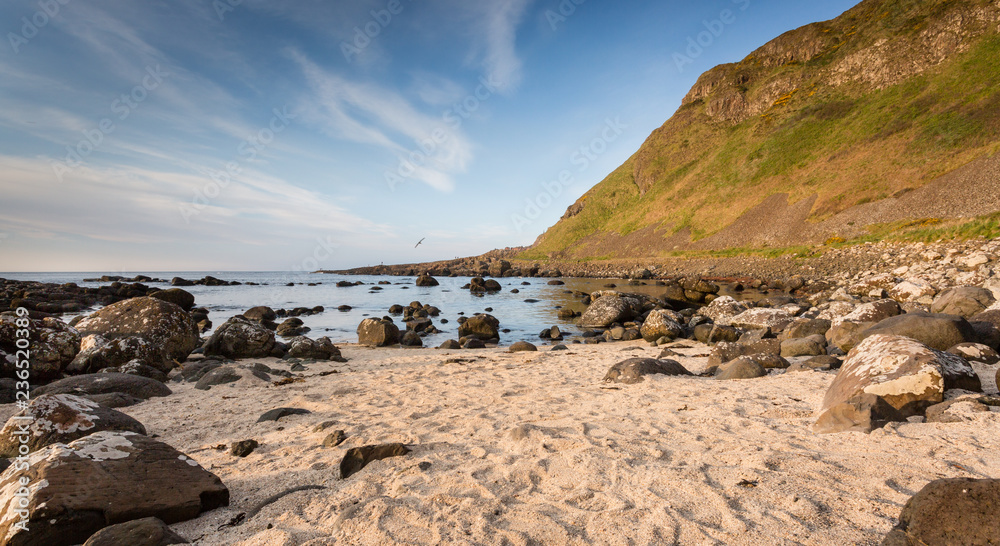 Beach approach to the Giant's Causeway
