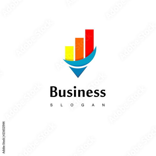 Business Logo With Good Progress Chart Diagram Free Download Business Logo With Good Progress Chart Diagram - GFXLoad