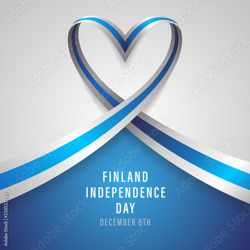 Finland Independence Day Vector Template Design Illustration