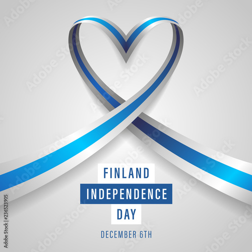 Finland Independence Day Vector Template Design Illustration